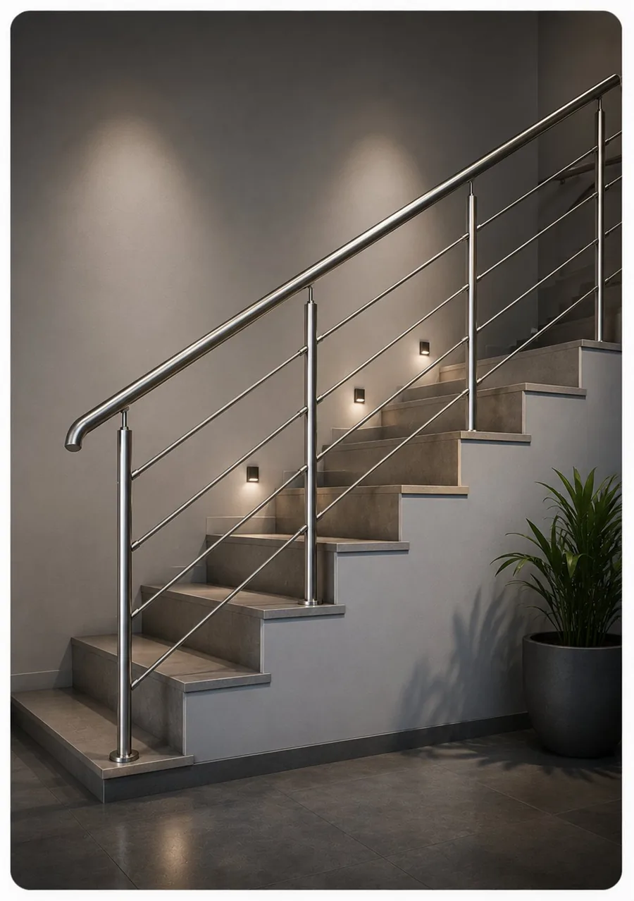 Corrimão inox